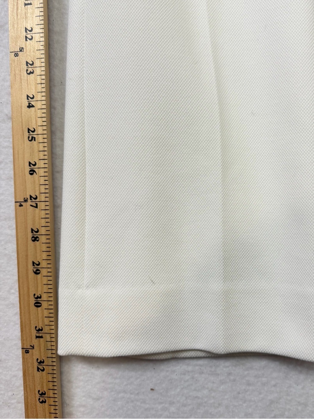 White House Black Market The Boot White Textured Flare Pants Size 4 Career - Picture 10 of 10